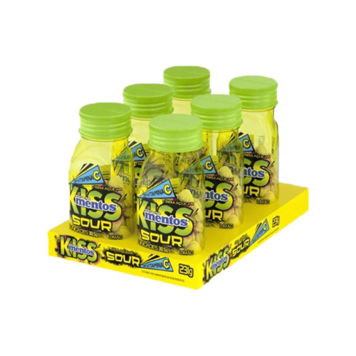 KISS SOUR LIMÃO MENTOS 38,5G 6 UNI