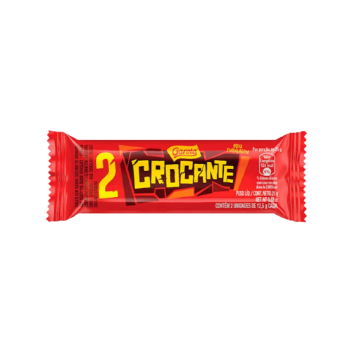 CHOCOLATE CROCANTE GAROTO 30/25 GR