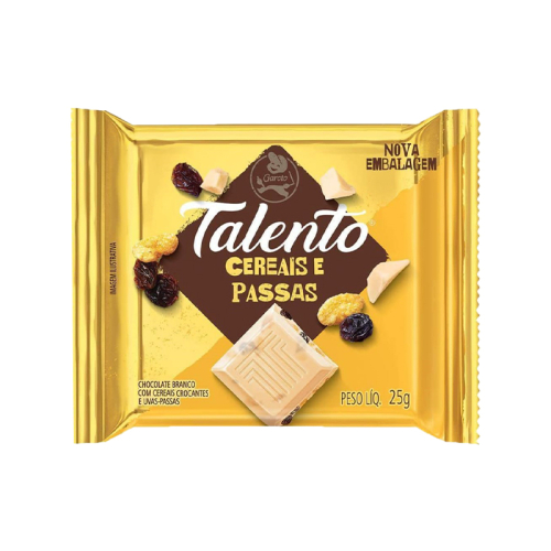 CHOC MINI TALENTO BRANCO CEREAIS 15/25GR