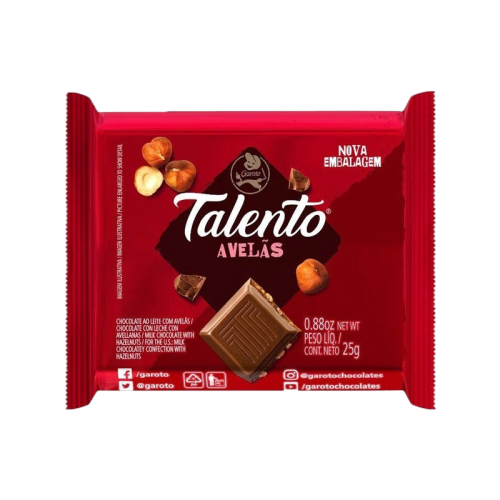 CHOC MINI TALENTO AVELAS 15/25 GR