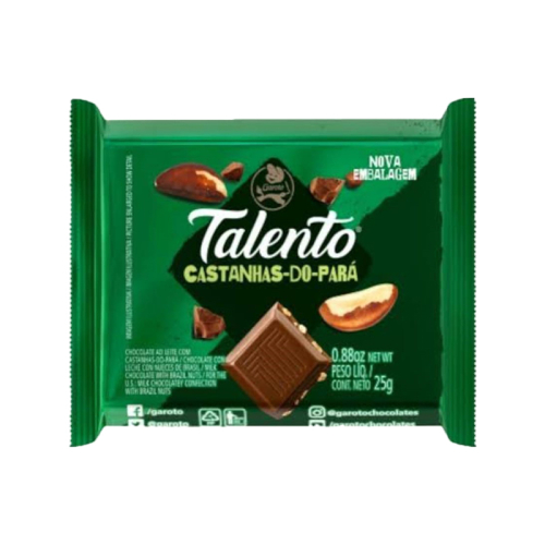 CHOC MINI TALENTO CASTANHA PARA 15/25 GR