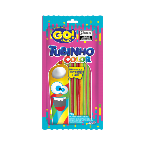 BALA TUB GO JELLY COLOR FRUTAS 12/70GR