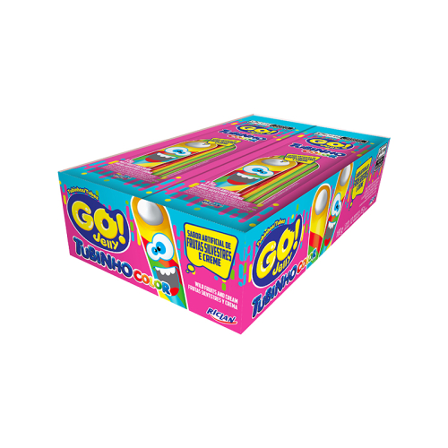 BALA TUB GO JELLY M COLOR FRUTAS 12/15GR