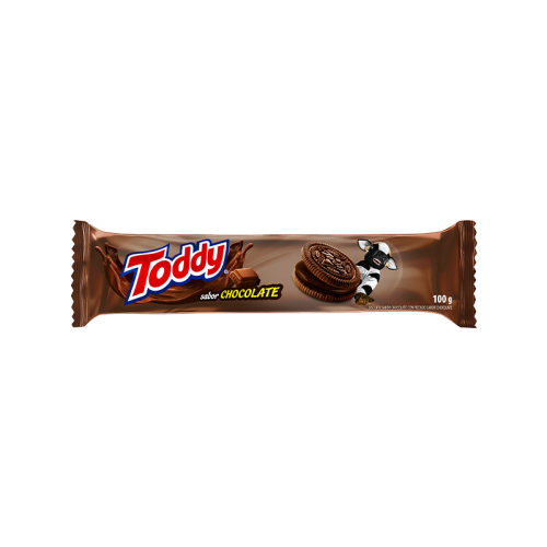 BISC RECHEADO CHOCOLATE TODDY 44/100 GR