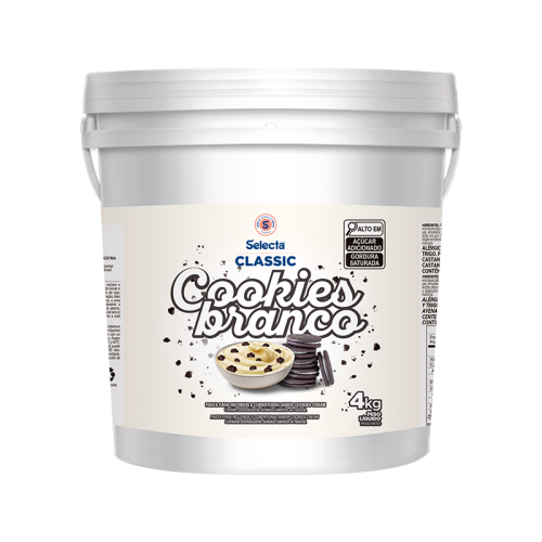 SELECTA CLASSIC RECH COOKIES BRANCO 4 KG