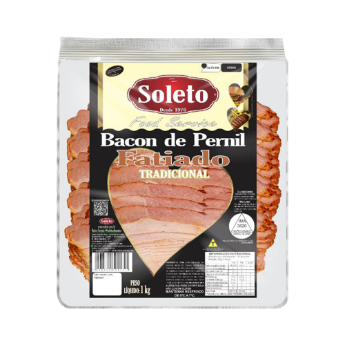 BACON FATIADO TRADICIONAL SOLETO 1 KG