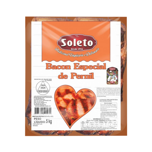 BACON MANTA SOLETO 5 KG