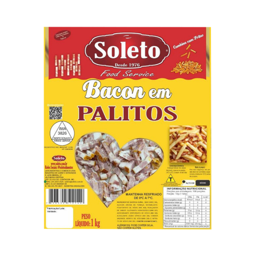 BACON PALITO SOLETO 1 KG