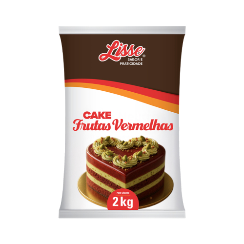 MIST CAKE FRUTAS VERMELHAS LISSE 2 KG