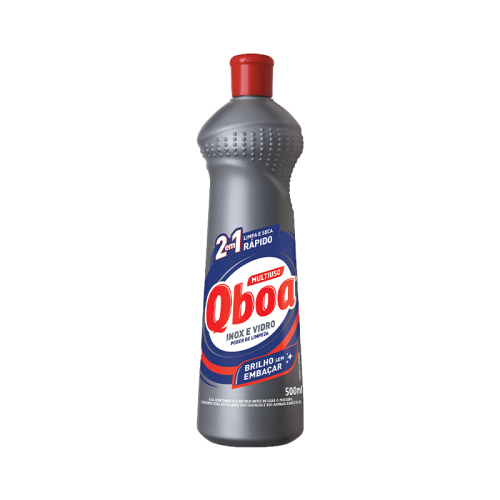 MULTIUSO LIMPA INOX VIDRO QBOA 12/500 ML