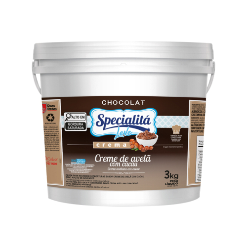 SPECIALITA CREMA ZERO CREME DE AVELA 3KG