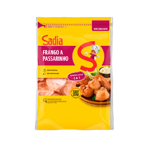 Frango Passarinho Congelado Sadia PACOTE 1 Kg