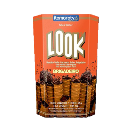 Look Sticke Wafer Sabor Brigadeiro