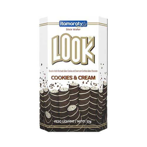Sticker Wafer Look Sabor Cookies & Cream