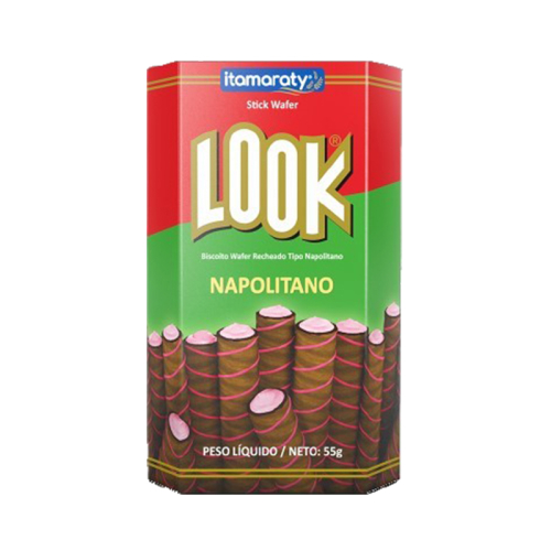 Stick Wafer Look Sabor Napolitano