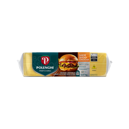 QUEIJO CHEDDAR 160 FAT POLENGHI 2,27 KG