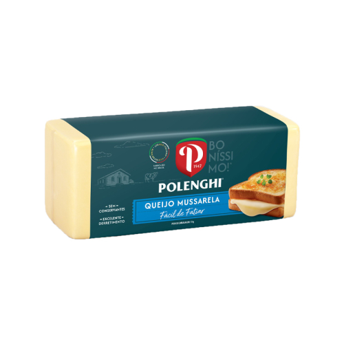 QUEIJO MUSSARELA POLENGHI BARRA/KG