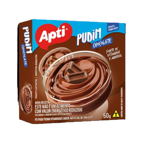 PUDIM DE CHOCOLATE APTI 18/50GR