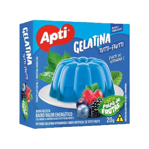 GELATINA TUTTI-FRUTTI APTI 18/20 GR