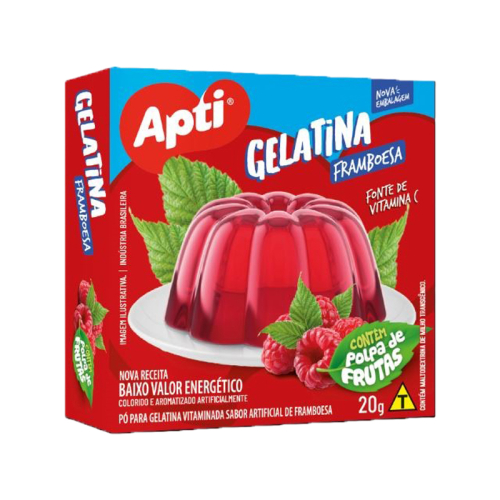 GELATINA FRAMBOESA APTI 18/20 GR