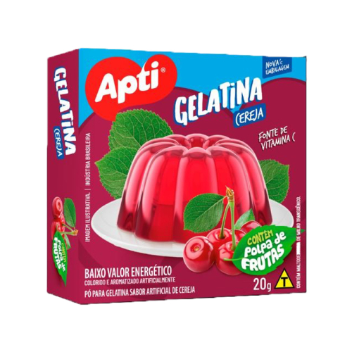 GELATINA CEREJA APTI 18/20 GR
