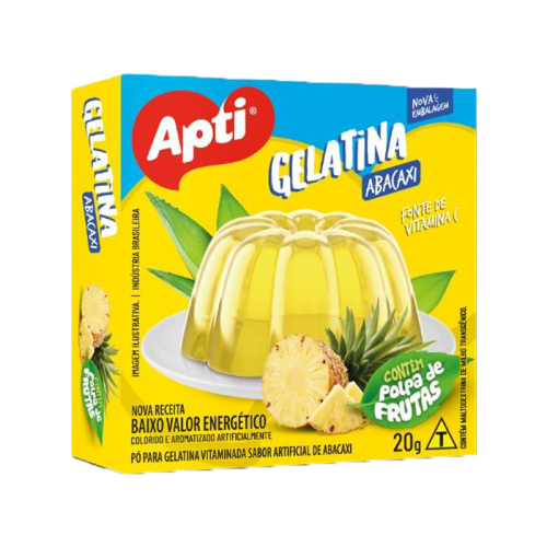GELATINA ABACAXI APTI 18/20 GR