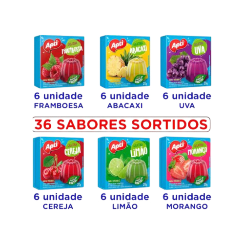 GELATINA SORTIDA APTI 36/20GR