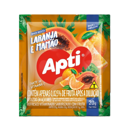 REFRESCO APTI LARANJA MAMAO 15/20 GR