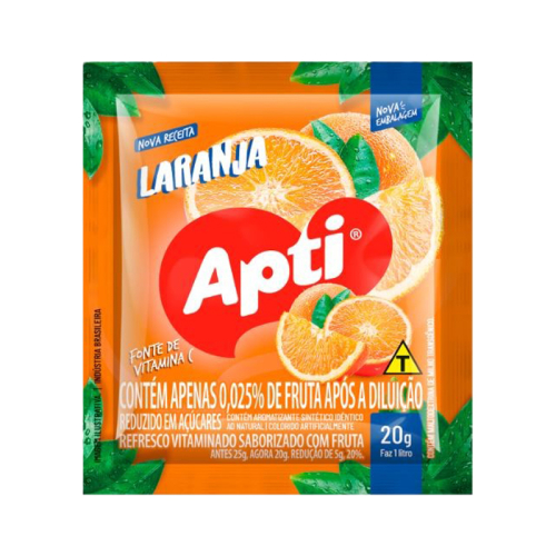 REFRESCO APTI LARANJA 15/20 GR