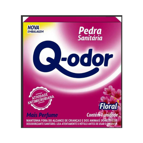 PEDRA SANITARIA FLORAL Q-ODOR 4/30 GR
