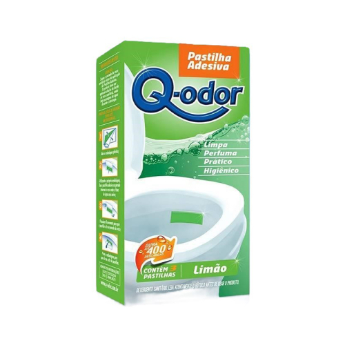 PASTILHA ADESIVA LIMAO Q-ODOR C/3 UND