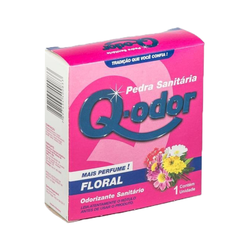 PEDRA SANITARIA FLORAL Q-ODOR 12/30 GR