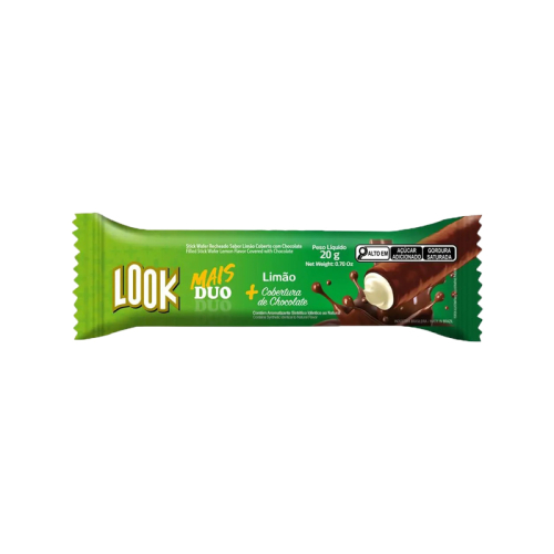 Look Stick Wafer Mais Duo Sabor Limão
