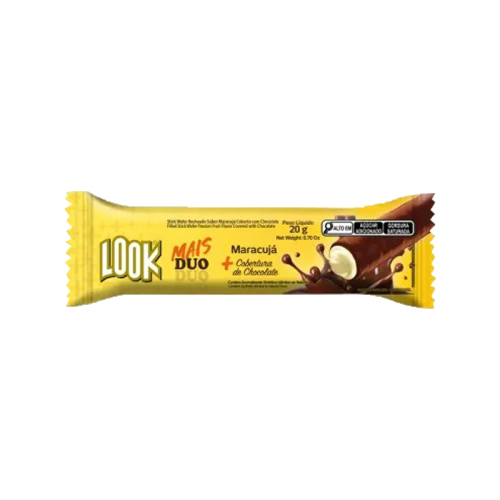 Look Stick Wafer Mais Duo Sabor Maracujá