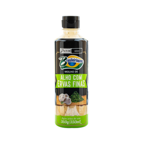 MOLHO ALHO C/ERVAS BRASILEIRISSIM 350ML