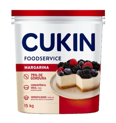 Margarina Cukin 75% Lipídeos 15Kg
