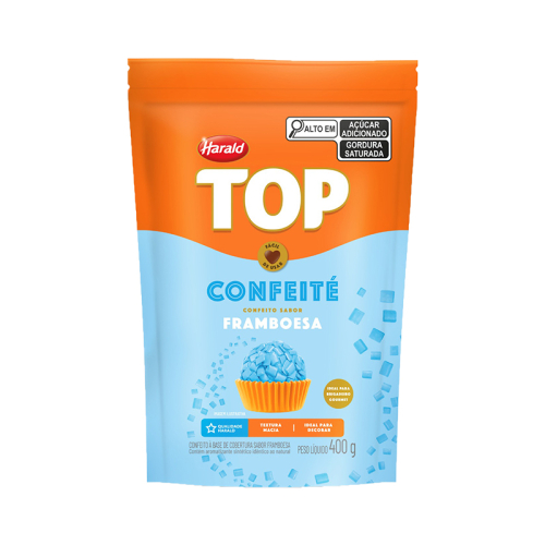 CONFEITO CONFEITE TOP FRAMBOESA 400 GR