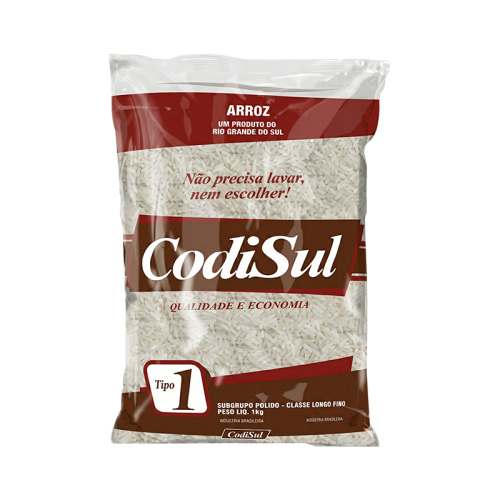 ARROZ TIPO 1 CODISUL 6/5 KG