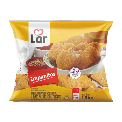 EMPANADO FRANGO LAR EMPANITO 4/1,5 KG