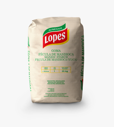 FECULA DE MANDIOCA LOPES 25 KG