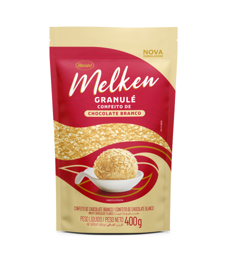 CONFEITO GRANULÉ MELKEN BRANCO 400 GR