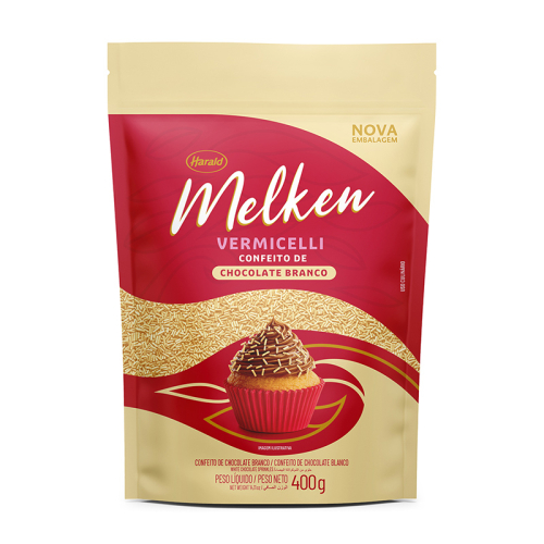GRANULADO CHOCOLATE BRANCO VERMICELLI 400 GR