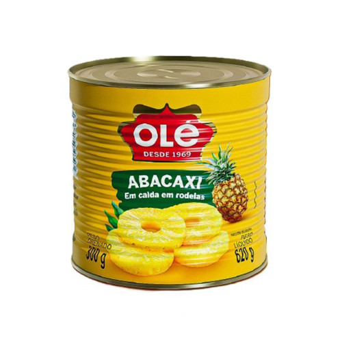 ABACAXI EM CALDA RODELAS OLE LATA 300 GR