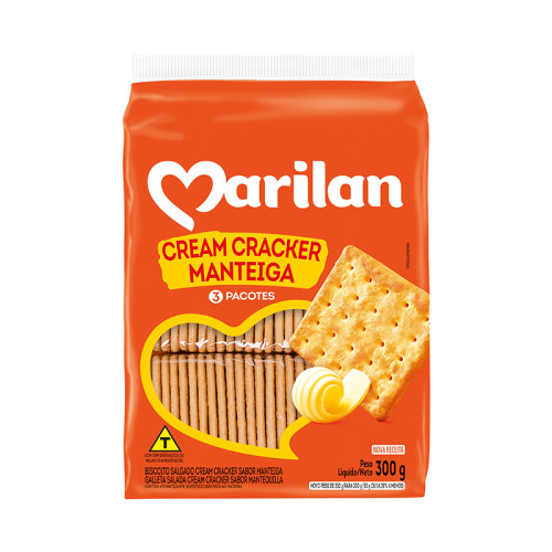BISC CREAM CRACKER MANT MARILAN 24/300GR