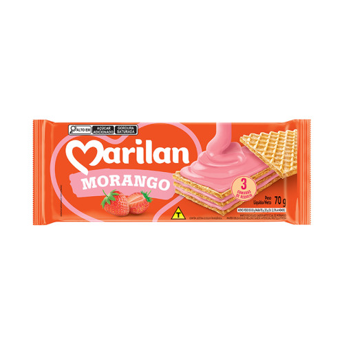 BISC WAFER MORANGO MARILAN 40/70 GR