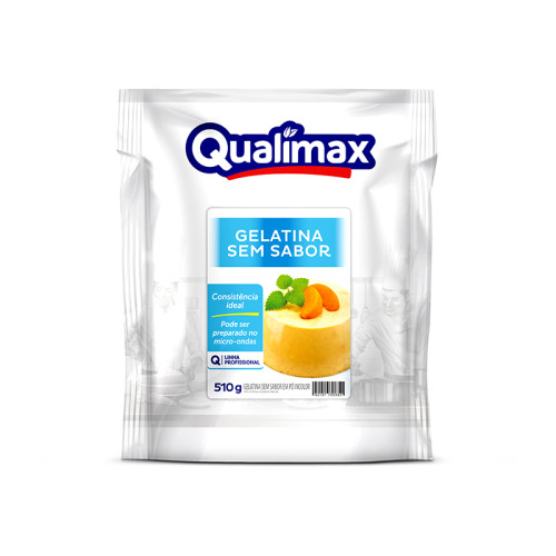 Gelatina Qualimax sem Sabor 510grs