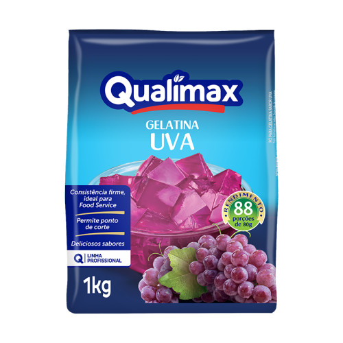 Gelatina Uva Qualimax 1kg