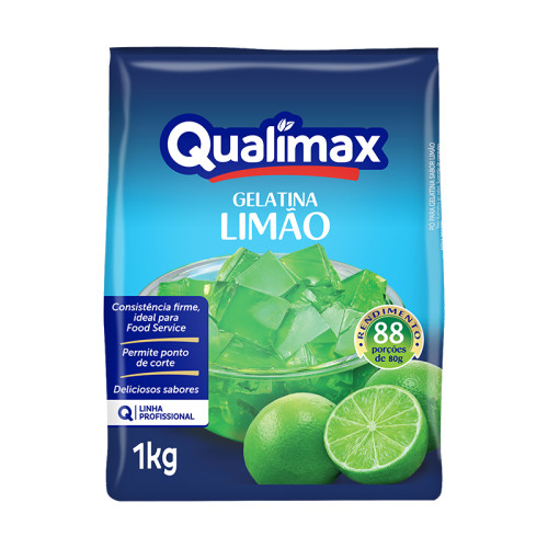 Gelatina Qualimax 1kg Limão
