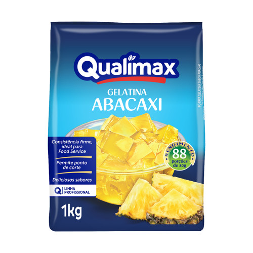 Gelatina Qualimax 1kg Abacaxi