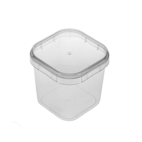 POTE QUADRADO C/ TAMPA 10/500 ML